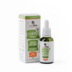 Huile CBD pour chiens moyens Lovapets
