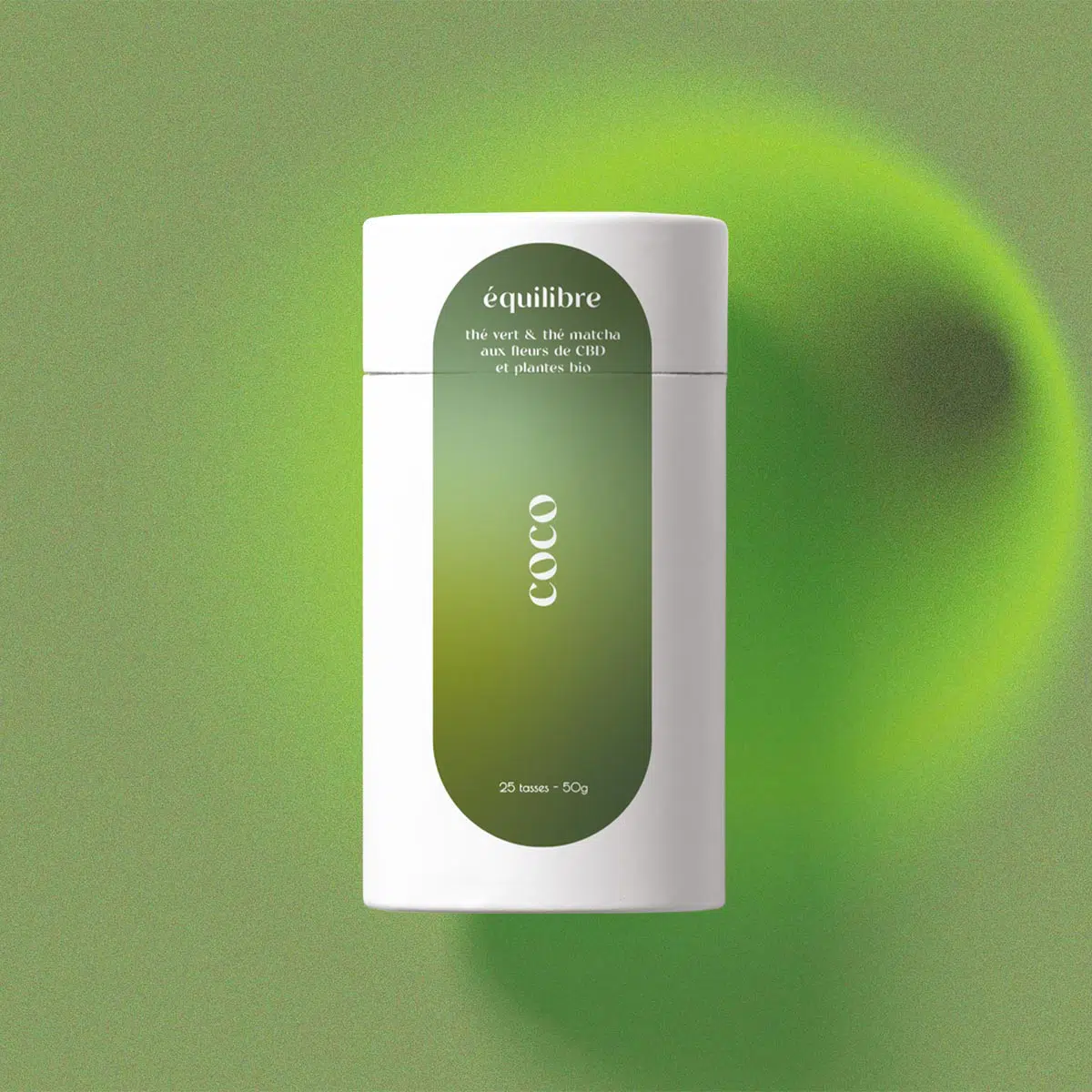 Thé vert coco et CBD