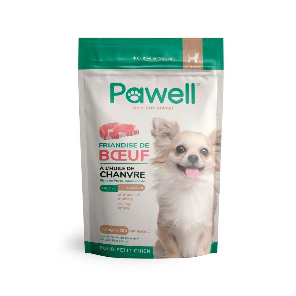 Friandises CBD pour petit chien Pawell