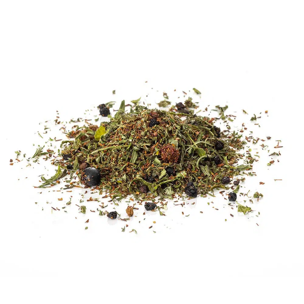 Infusion CBD et fruits rouges